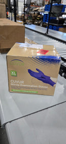 POWDER-FREE NITRILE GLOVES MEDICAL 90 /CASE - 10 CASES/BOX  SIZE: XL - BLUE - Brand New