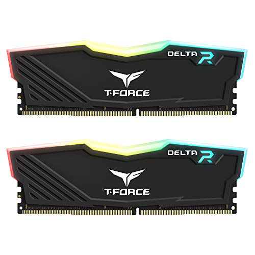 TEAMGROUP Delta RGB DDR4 16GB (2x8GB) 3600MHz (TF3D416G3600HC18JDC01) - BLACK - Brand New
