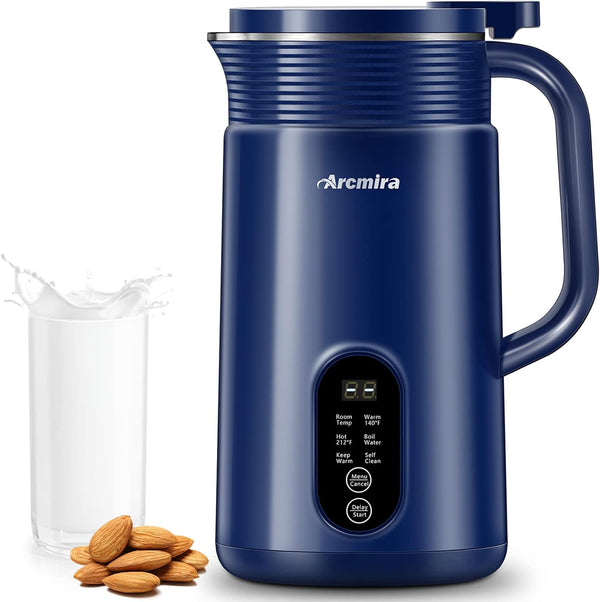 ARCMIRA Automatic Nut Milk Maker, 20 oz - BLUE - Scratch & Dent