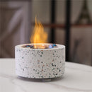 TURBRO CEMENT TABLETOP FIRE PIT - TERRAZZO - Like New