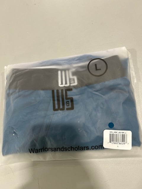 WARRIORS & SCHOLARS WARRIORS AND SCHOLARS BRIEFS - SIZE: MEN L - LIGHT BLUE - Like New