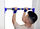 NICE CHOICE NICE C PULL UP DOORWAY CHIN UP WORKOUT BAR - BLUE BLACK SILVER - Like New