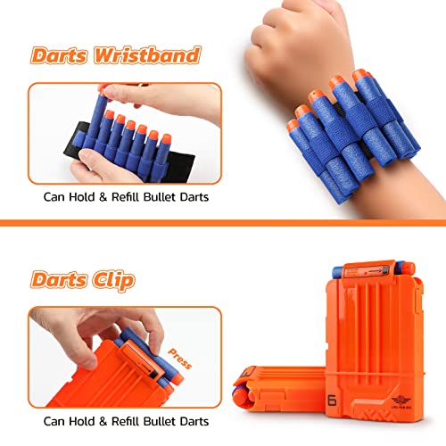 UWANTME KIDS TACTICAL VEST KIT FOR NERF GUNS ELITE SERIES REFILL DARTS K999 - Like New