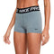 CZ9857-084 NIKE WOMEN PRO 365 3IN SHORTS GRAY/BLACK SIZE S - Brand New