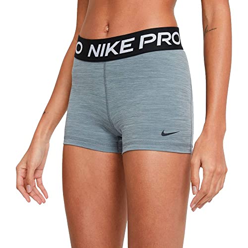 CZ9857-084 NIKE WOMEN PRO 365 3IN SHORTS GRAY/BLACK SIZE S - Brand New