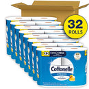 Cottonelle Ultra Clean Toilet Paper - 32 Mega Rolls 388 Sheets, 8 Packs of 4 - Brand New