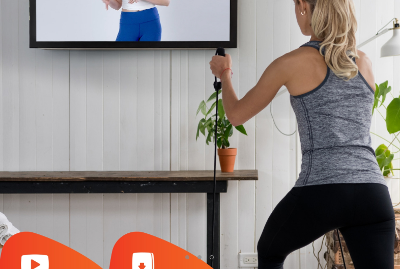 LIFEPRO RUMBLEX 4D VIBRATION PLATE - BLUE - Like New