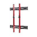 SIGNATURE FITNESS 3” X 3” WALL MOUNTED FOLD-IN POWER CAGE SQUAT RACK - RED - Like New