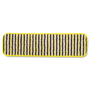Rubbermaid Commercial Microfiber Scrubber Pad, 18" - Yellow, 6 Pack - Brand New