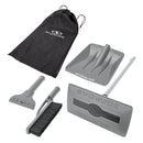 SNOW JOE SJBLZD-4IN1-GRY MULTI-PURPOSE AUTO SNOW TOOL KIT - GRAY - Like New