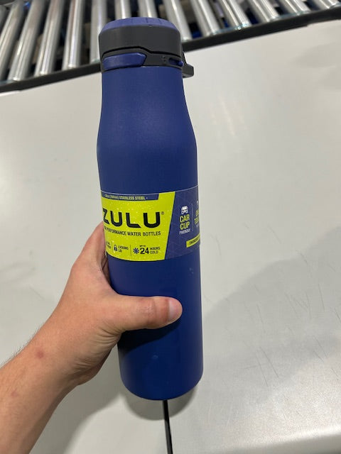 ZULU VANTANGE 26OZ STAINLESS STEEL WATER BOTTLE - ROYAL BLUE - Scratch & Dent