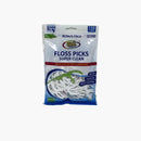 ORAL FUSION DENTAL FLOSS TOOTH CLEANING PICK MINT 150 EACH PACK SINGLE PACK - Brand New