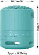SONY SRS-XB100 WIRELESS BLUETOOTH PORTABLE SUPER-COMPACT TRAVEL SPEAKER - BLUE - Like New