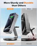 HERRBOL 3 IN 1 WIRELESS CHARGER FOR WATCH/IPHONE/AIRPODS - BLACK/GRAY - Like New