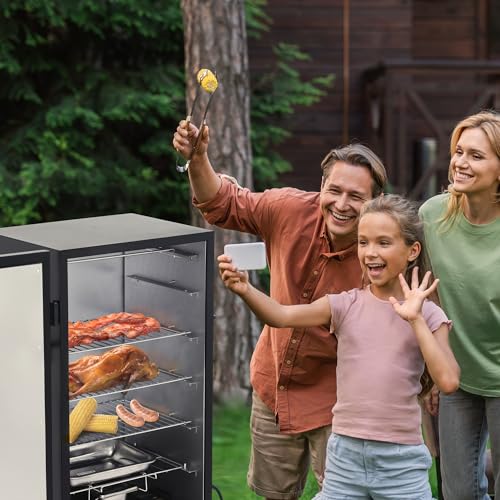 Royal Gourmet SE2805 28" Analog Electric Smoker 3 Cooking Grates - BLACK - Like New