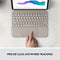 Logitech Combo Touch iPad Pro 11-inch Key Case Detachable Backlit Trackpad Sand - Like New