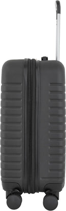 KENSIE 22" GRACEFUL HARDSIDE CARRY-ON LUGGAGE, EXPANDABLE - BLACK, ROSE GOLD - Brand New