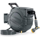GLAHODEN RETRACTABLE GARDEN HOSE REEL 5/8 IN X 90 FT - DARK - Scratch & Dent