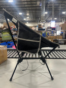 ORAGATI CAMPING CHAIR, PORTABLE FOLDING CHAIR FOR CAMP BACKPACKING - BLACK - Like New