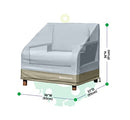 MONSOON PATIO CHAIR COVER WATERPROOF OUTDOOR LAWN PATIO CHAIR 36" - 2PK - GREEN - Like New