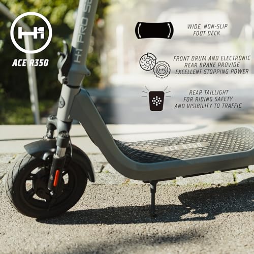 H1 PRO SEIES ACE3 R350 CANNOT BE USED R450 FOLDABLE ELECTRIC SCOOTER - GRAY - Like New