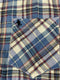 BLACK HORSE WOVEN PLAID SHIRT - SIZE : MEN'S M - BLUE/RED/WHITE/LIGHT BLUE - Brand New
