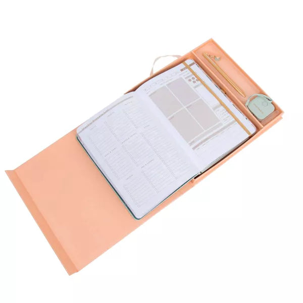 BLOGILATES 12 WEEK FIT JOURNAL: HARD COVER, ELASTIC CLOSURE, PREPRINTED PAGES - Brand New