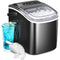 AGLUCKY PORTABLE ICE MAKER MACHINE COUNTERTOP WITH HANDLE, - Scratch & Dent