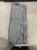 RUGGED TRAIL MEN'S CARGO 4-WAY STRETCH BELTED SHORTS - SIZE: MEN 40 - GRAY - Brand New