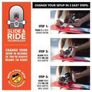SWICHBOARD MOOSE MOUNTAIN TRICK & CRUISER SET - BLACK/RED - Like New