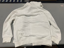 GENERIC ZIP UP JACKET SWEATER WITH FUZZY INTERIOR - SIZE: MEN MEDIUM - WHITE - Like New