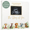 CV CHARVORIA Baby Book Keepsake - Timeless Baby Memory Book - Safari Theme Green - Brand New