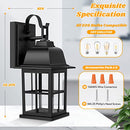 TOBUSA 2-Pack Outdoor Light Fixtures, Aluminium Waterproof, Bulbs Not Included - Like New