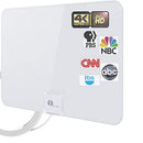 1BYONE TV ANTENNA AMPLIFIED DIGITAL INDOOR 200 MILES RANGE HDTV ANTENNA WHITE - Like New