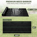 EXTRAEASY 6ft x 300ft Weed Barrier Fabric Heavy Duty 6ft x 300ft B0BPLNTJ97 - Brand New