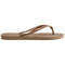 HAVAIANAS WOMEN'S SLIM SEASON FLIP FLOP - SIZE: WOMEN 6 (EU W37/38) - ROSE GOLD - Brand New