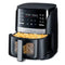 GOURMIA 6-QT DIGITAL WINDOW AIR FRYER WITH 12 PRESETS - BLACK/STAINLESS STEEL - Like New