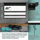 Elite Screens Manual Series 94" 16:10 Pull Down Projector Screen M94UWX - Black - Brand New