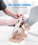 BEACOO 3 IN 1 CHARGING STATION IPHONE AIRPODS 15W ADAPTER ST-A8-R - ROSE GOLD - Like New