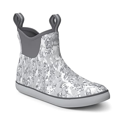 HUK Women's Rogue Wave Shoe, Fishing Deck Boot Rain Porcelain Blue Size 6 - Like New