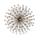 STRATTON HOME DECOR BRONZE ACRYLIC BURST METAL AND ACRYLIC ART DECO WALL ART - Like New