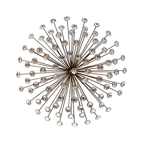 STRATTON HOME DECOR BRONZE ACRYLIC BURST METAL AND ACRYLIC ART - Scratch & Dent