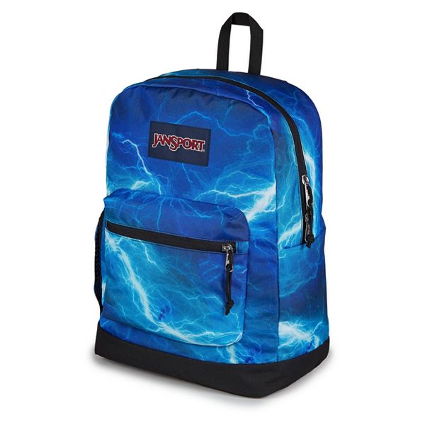 JANSPORT CROSS TOWN PLUS 17" BACKPACK - ELECTRIC BOLTS - Brand New