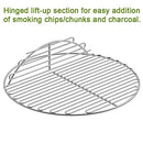 SELEWARE SUS304 Stainless Steel Hinged Cooking Grate Care Fits 19" Kettle Grills - Brand New