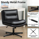 DARK ECHO DARKECHO OFFICE CHAIR ARMLESS DESK CHAIR H280 - BLACK - Like New