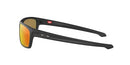 OAKLEY MENS SLIVER STEALTH SQUARE SUNGLASSES OO9408 MATT BLACK/RUBY IRIDIUM - Like New