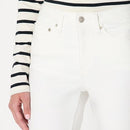 AMAZON ESSENTIALS WOMEN'S HIGH STRETCH MID-RISE SKINNY JEANS WOMEN SIZE 8 WHITE - Like New