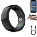 NUDZENI SMART RING FOR WOMEN & MEN SIZE 8 - BLACK - Scratch & Dent