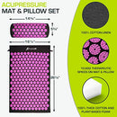 PROSOURCEFIT ACUPRESSURE MAT AND PILLOW SET SIZE LARGE - BLACK/PINK - Brand New