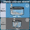 SUSBIE UPGRADE XL 129 GAL LARGE OVAL ICE BATH TUB FOR ATHLETES - BLACK - Like New